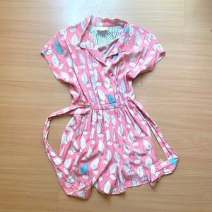 Maeve Tourista Pink Sailboat Romper